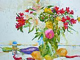 Andre Mehu Lilies and red peppers
