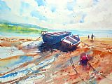 Andre Mehu Low tide painting