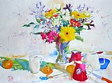 Andre Mehu Tzigane Bouquet painting