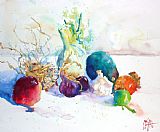 Andre Mehu Vegetables and fruits painting