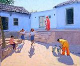 Andrew Macara Filling Water Buckets