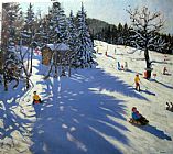 Andrew Macara Mountain hut painting
