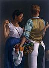 Floating Market Prints - Market Scene by Andrew Sterrett Conklin