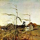 Autumn Prints - Autumn Cornfield October 1 1950 by andrew wyeth
