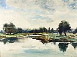 Andrew Wyeth Prints - Concord River 1935 by andrew wyeth