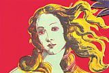 Andy Warhol Birth of Venus Red