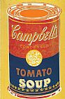 Andy Warhol Colored Campbell's Soup Can c.1965 Yellow Blue