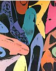 Andy Warhol Diamond Dust Shoes 1980 Lilac Blue Green