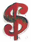 Andy Warhol Dollar Sign 1981
