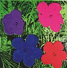 Andy Warhol Flowers c.1964 1 Purple 1 Blue 1 Pink 1 Red