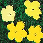 Andy Warhol Flowers c.1970 4 Yellow