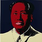 Andy Warhol Mao Tse Tung Kopf Rot Gelb