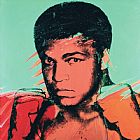 Andy Warhol Muhammad Ali painting
