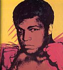 Andy Warhol Muhammad Ali II painting