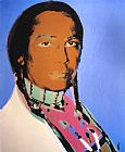 Andy Warhol Portrait of Russell Means