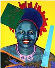 Andy Warhol Queen Ntombi Twala of Swaziland From Reigning Queens