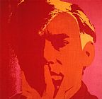 Andy Warhol Self Portrait in Orange