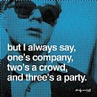 Andy Warhol Three's a Party