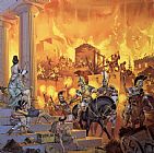 A Roman Slave Market Prints - Unidentified Roman Attack by Angus McBride