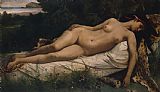 Recumbent Nymph by Anselm Feuerbach