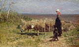 Shepherdess by Anton Mauve