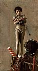 Circus Paintings - Saltimbanco by Antonio Mancini