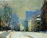 Beacon Prints - Beacon Street in Winter by Arthur C. Goodwin