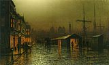 Arthur E. Grimshaw Hull Docks by Night