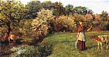 Arthur Hughes Poll The Milkmaid