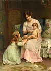 Floating Market Prints - This Little Pig Went to Market by Arthur John Elsley