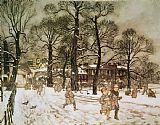 Arthur Rackham Winter in Kensington Gardens