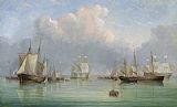 Ship Prints - Ships Off Ryde by Arthur Wellington Fowles