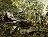 Asher Brown Durand Study from Nature - Rocks and Trees