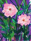 Ashleigh Dyan Moore Friendship in Flowers painting