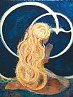 Ashleigh Dyan Moore Girl Praying painting