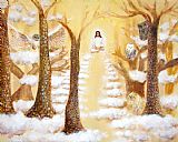 Moore Paintings - Jesus Art - The Christ Childs Asleep by Ashleigh Dyan Moore