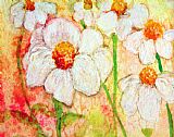 Ashleigh Dyan Moore Purity of White Flowers painting