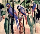 August Macke Blue Parrots