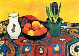 August Macke Still Life Hyacinths Carpet
