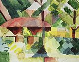 August Macke The Garden painting