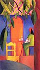 Cafe Prints - Turkish Cafe II by August Macke