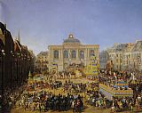 Auguste Jacques Regnier The Kermesse at Saint-Omer in 1846