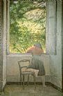 Balthasar Klossowski De Rola Balthus Girl at The Window 1955 painting