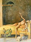 Balthasar Klossowski De Rola Balthus Great Composition with Corbel painting