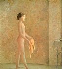 Balthasar Klossowski De Rola Balthus Nude in Profile painting
