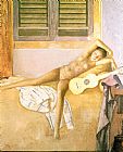 Balthasar Klossowski De Rola Balthus Nude with a Guitar 1986