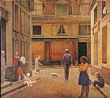 Balthasar Klossowski De Rola Balthus The Passage of Commerce Saint Andre, 1952 painting