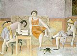 Balthasar Klossowski De Rola Balthus Three Sisters painting