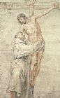 The Temptation of Christ Prints - St Francis Rejecting the World and Embracing Christ by Bartolome Esteban Murillo