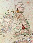 New England Prints - The Kingdoms of England and Scotland by Battista Agnese